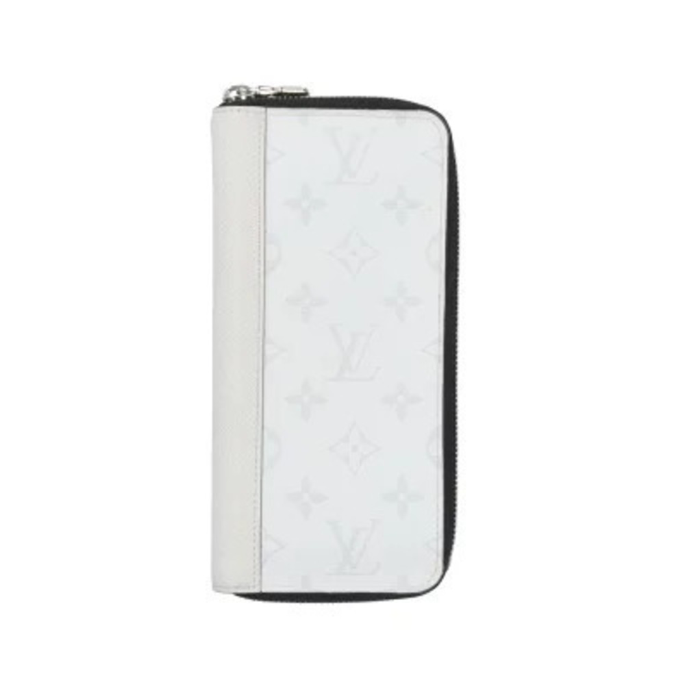 Louis Vuitton Zippy Wallet Vertical Taigarama Long Taiga Leather
